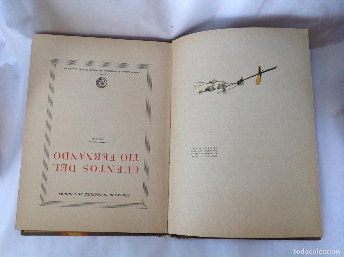 Libros de segunda mano: Cuentos del t&iacute;o Fernando - Foto 3