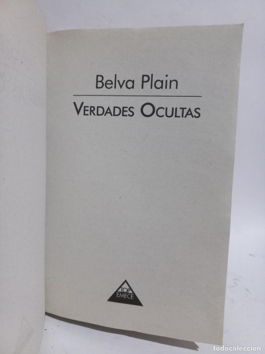 Libros de segunda mano: Belva Plain - Verdades Ocultas - 1998 - Foto 2