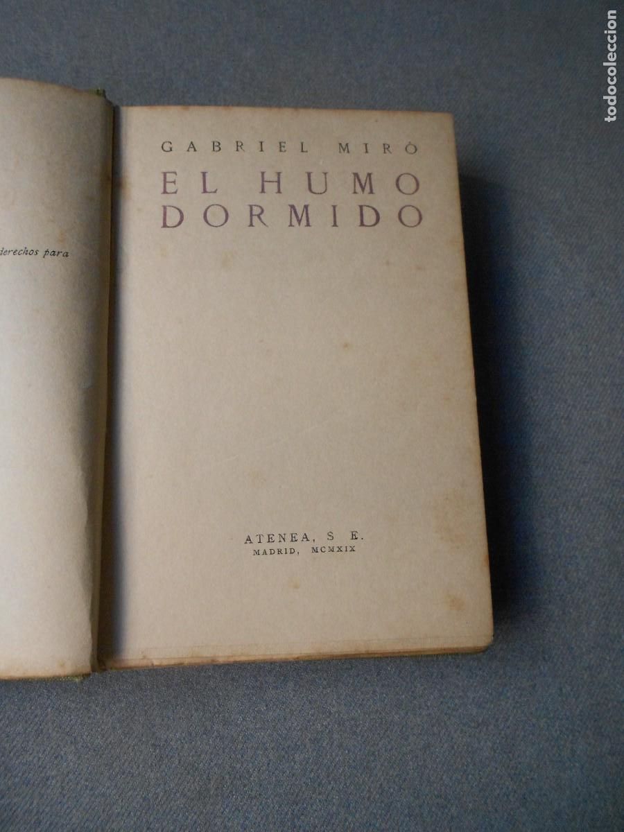 Libros de segunda mano: EL HUMO DORMIDO - Foto 2