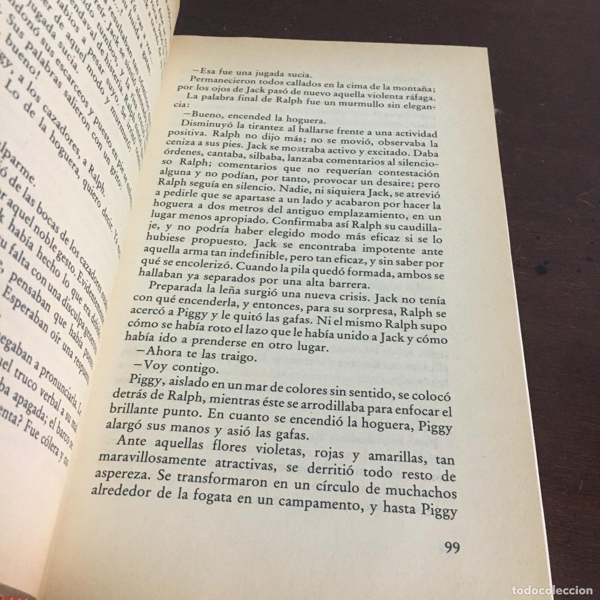 Libros de segunda mano: EL SE&Ntilde;OR DE LAS MOSCAS - WILLIAM GOLDING REF: 1671 - Foto 2
