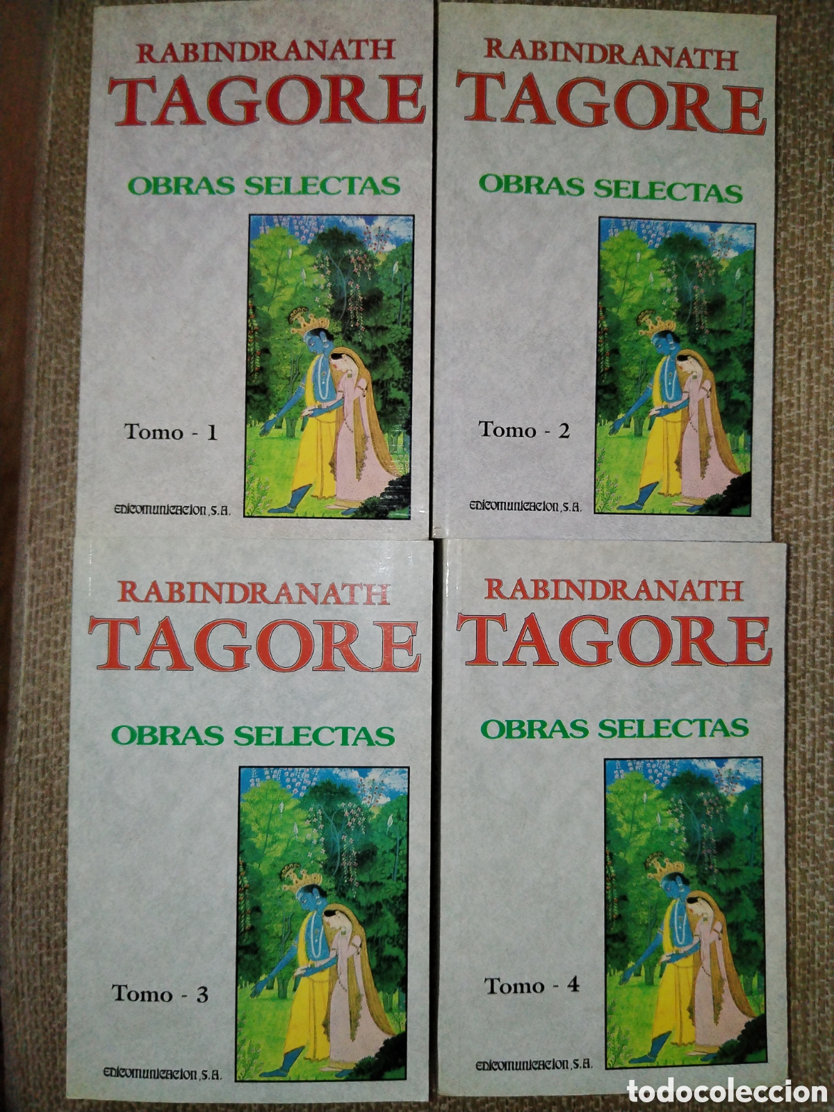 Libros de segunda mano: Rabindranath Tagore. Obras selectas. 4 tomos - Foto 2