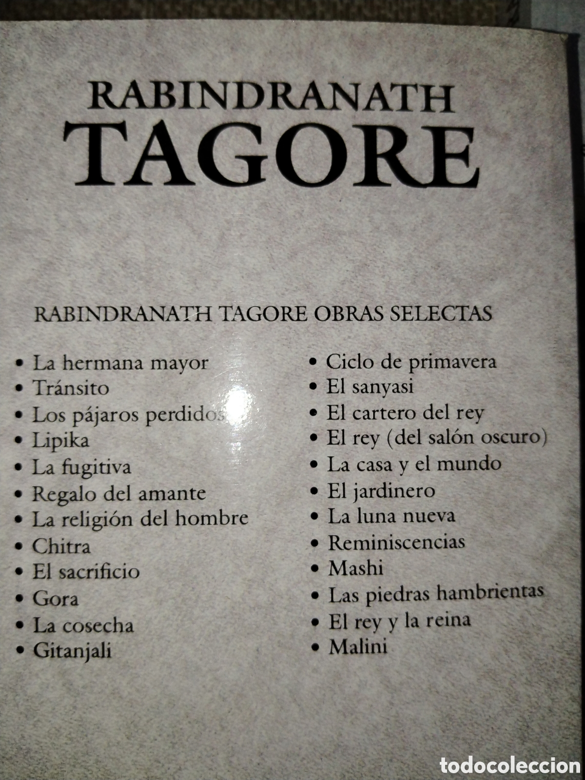 Libros de segunda mano: Rabindranath Tagore. Obras selectas. 4 tomos - Foto 3