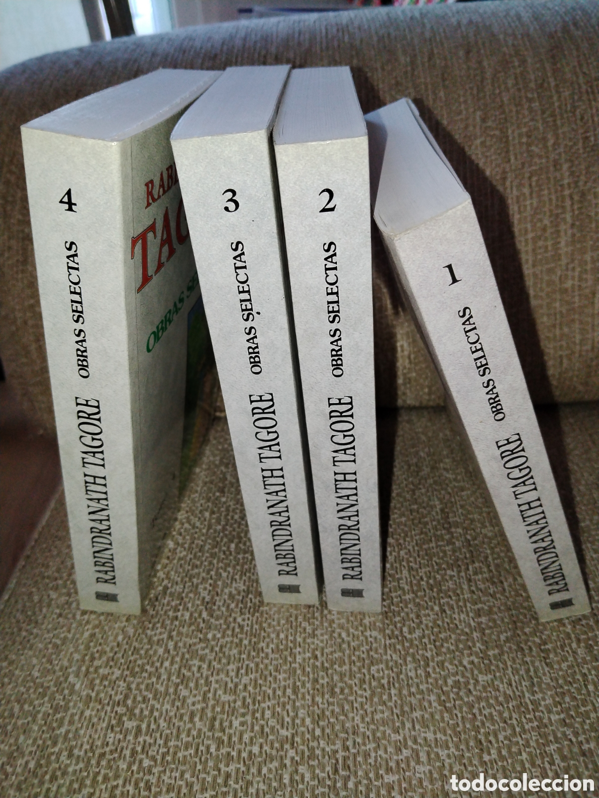 Libros de segunda mano: Rabindranath Tagore. Obras selectas. 4 tomos - Foto 1
