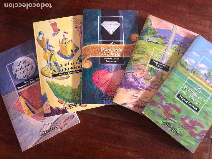 Libros de segunda mano: Delibes, Clarin, Stevenson, Caballero y Ballester 5 librillos