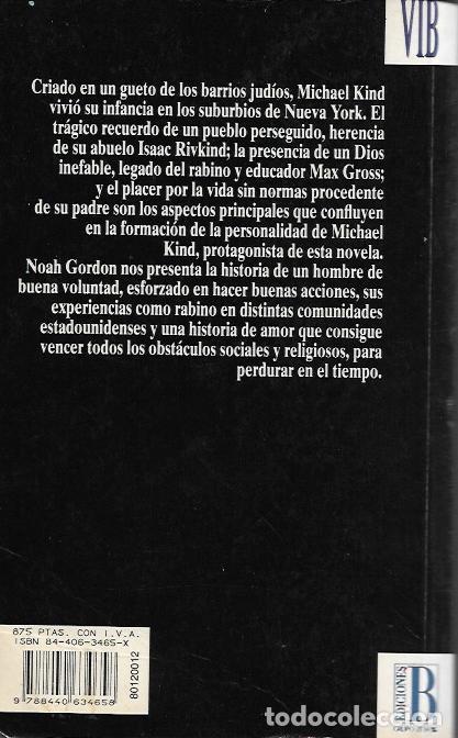 Libros de segunda mano: El rabino - Gordon, Noah - Foto 2