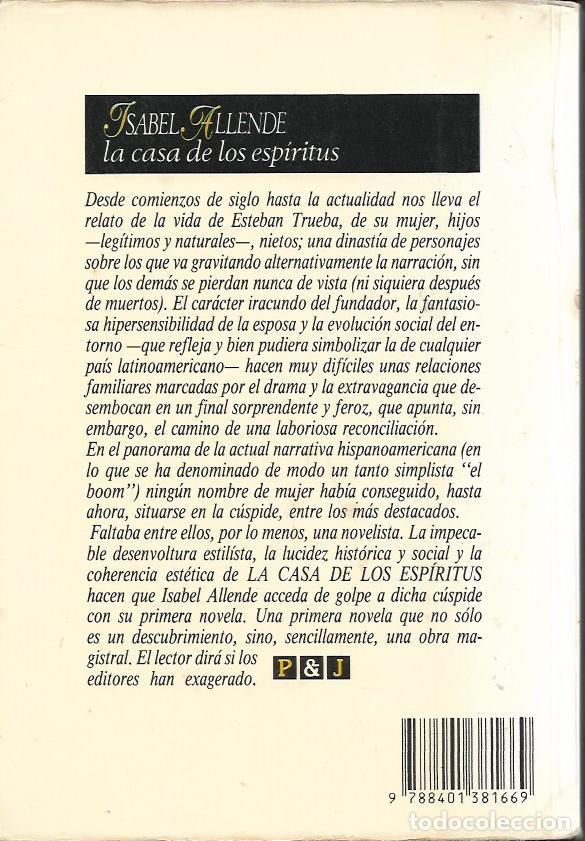 Libros de segunda mano: La casa de los espiritus - Allende, Isabel - Foto 2