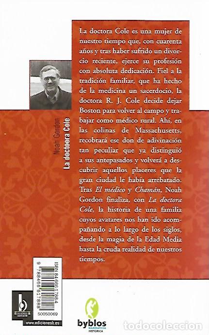 Libros de segunda mano: La doctora Cole - Gordon, Noah - Foto 2