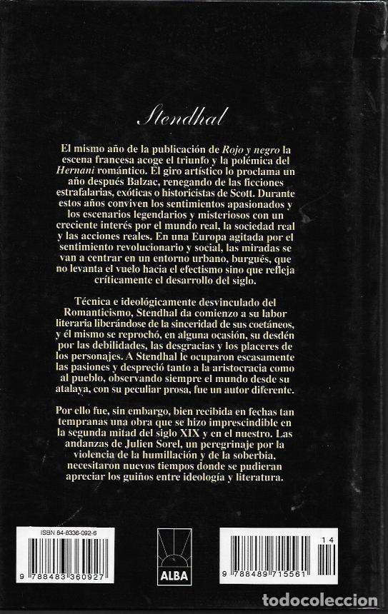 Libros de segunda mano: Rojo y negro - Stendhal - Foto 2