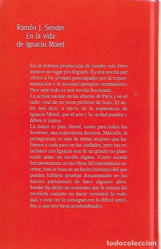 Libros de segunda mano: En la vida de Ignacio Morel - J. Sender, Ramon - Foto 2