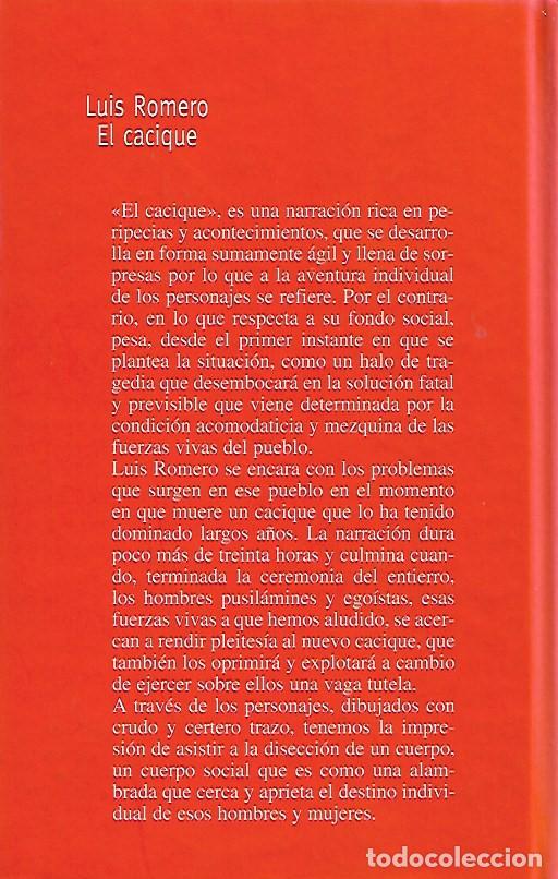 Libros de segunda mano: El cacique - Romero, Luis - Foto 2
