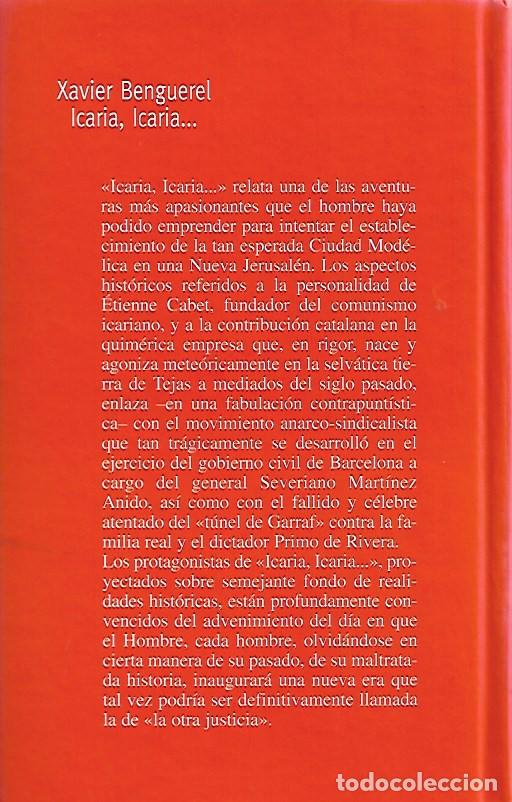 Libros de segunda mano: Icaria, Icaria&hellip; - Benguerel, Xavier - Foto 2