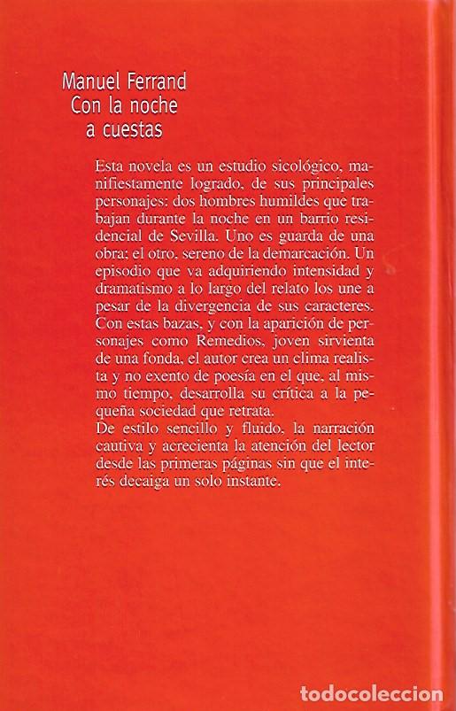 Libros de segunda mano: Con la noche a cuestas - Ferrand, Manuel - Foto 2