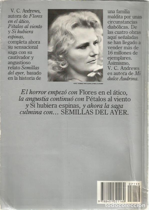 Libros de segunda mano: Semillas del ayer (coleccion Exitos) - Andrews, V. C. - Foto 2