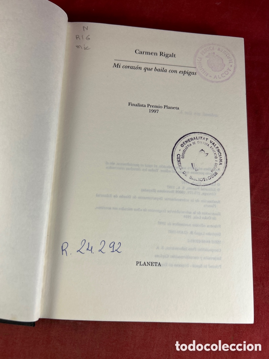 Libros de segunda mano: Mi coraz&oacute;n que baila con espigas - Foto 1