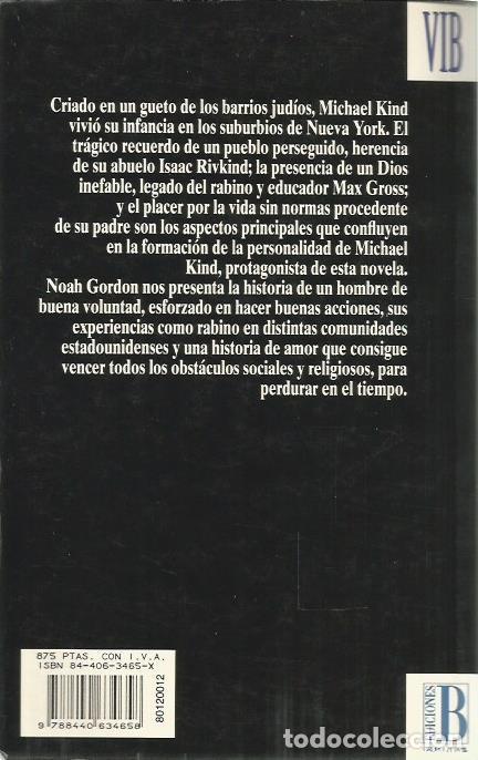 Libros de segunda mano: El rabino - Gordon, Noah - Foto 2