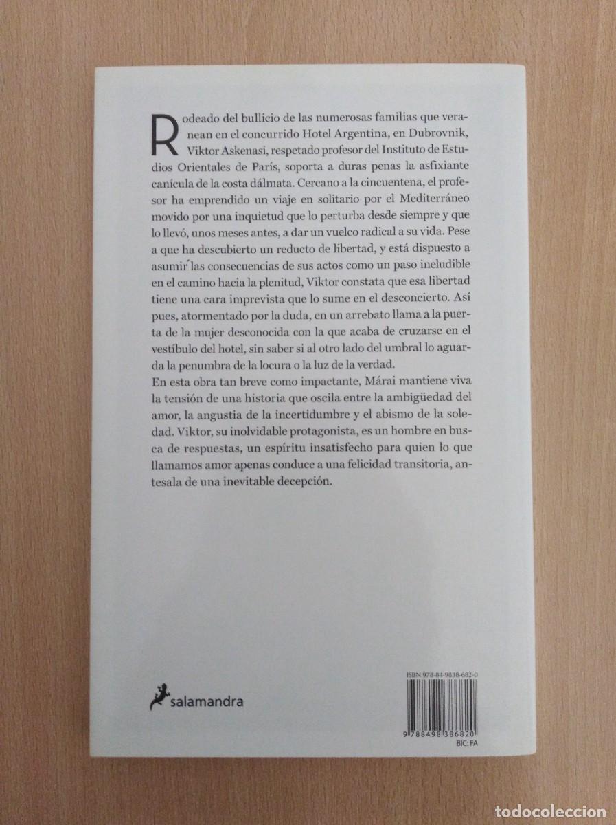 Libros de segunda mano: LA EXTRA&Ntilde;A. S&aacute;ndor M&aacute;rai - Foto 2