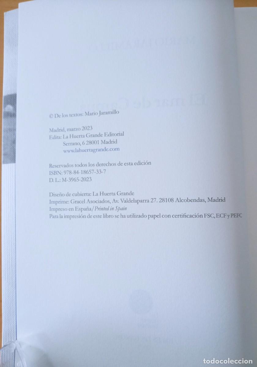 Libros de segunda mano: MARIO JARAMILLO EL MAR DE CAMUS - Foto 4