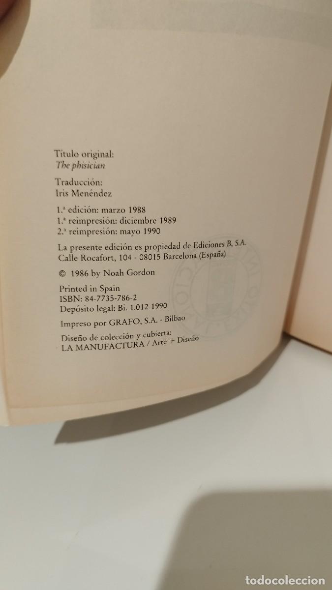 Libros de segunda mano: Noah Gordon EL MEDICO Libro - Foto 3