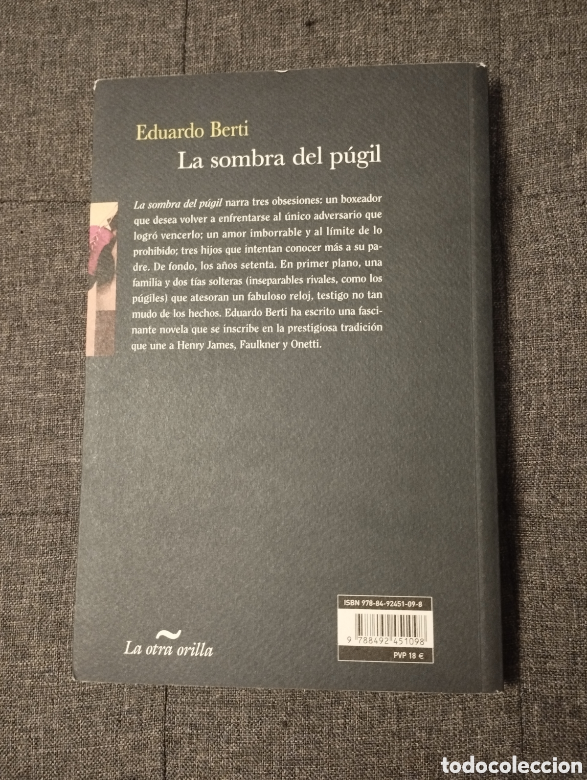Libros de segunda mano: LA SOMBRA DEL P&Uacute;GIL (EDUARDO BERTI) - Foto 3