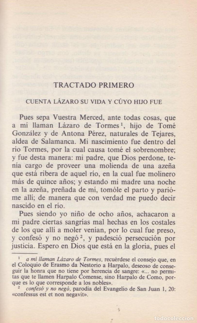 Libros de segunda mano: Lazarillo de Tormes - Anonimo - Foto 2