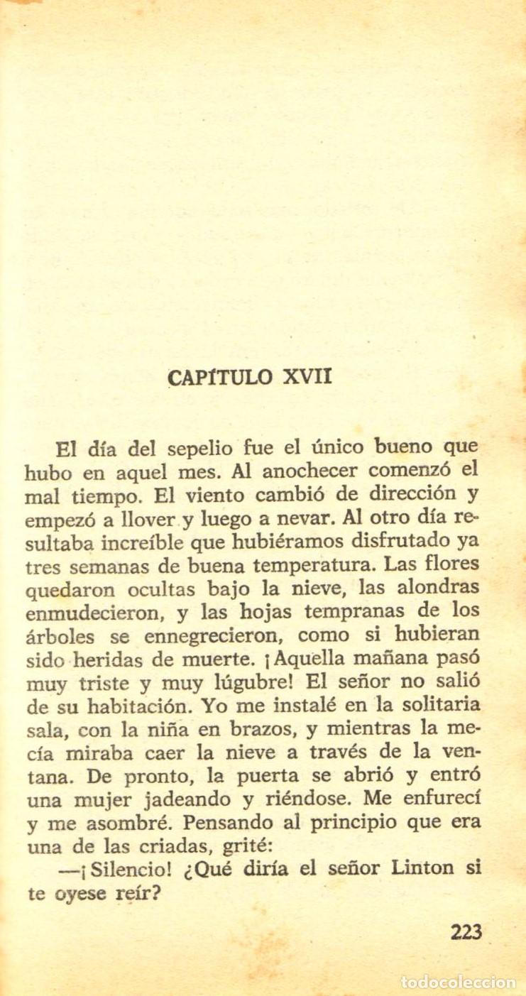 Libros de segunda mano: Cumbres borrascosas - Bronte, Emily - Foto 2