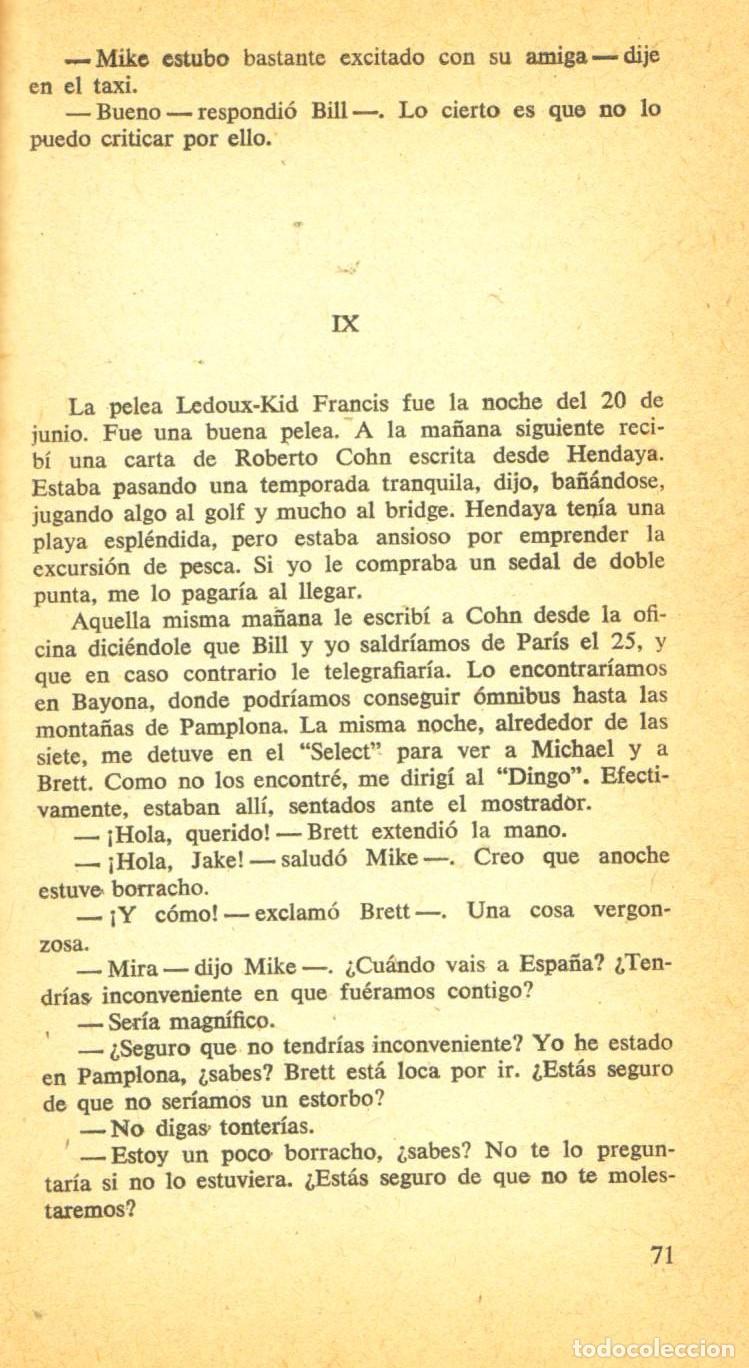Libros de segunda mano: Fiesta - Hemingway, Ernest - Foto 3