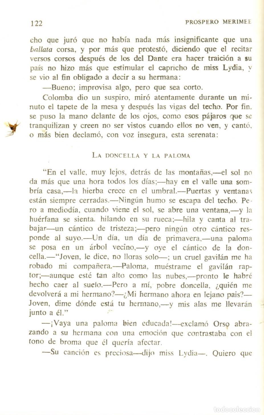 Libros de segunda mano: Merimee, Prospero - Carmen Colomba/Doble error - Foto 2