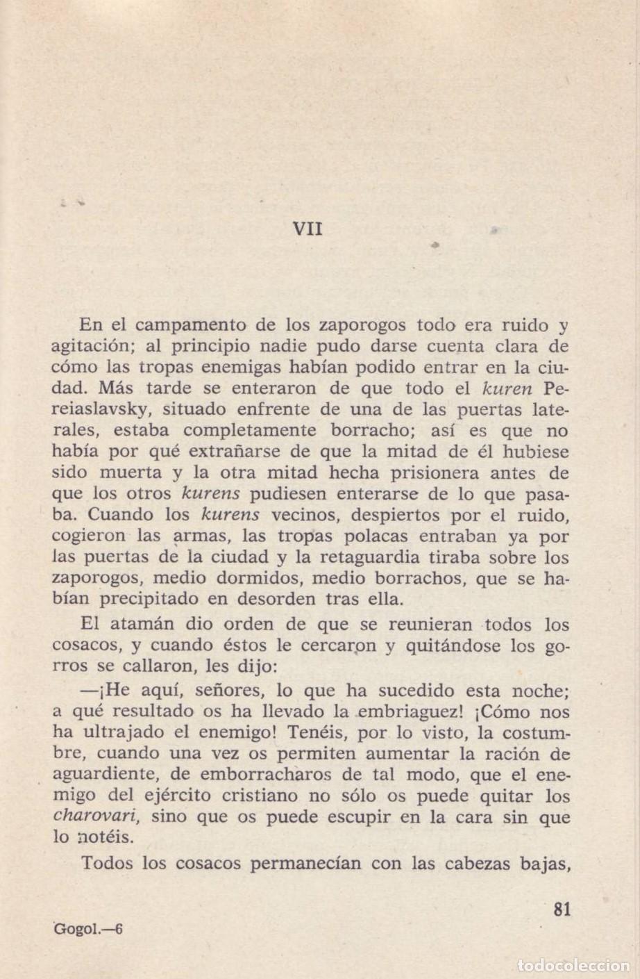 Libros de segunda mano: Taras Bulba - Gogol, Nicolas - Foto 2