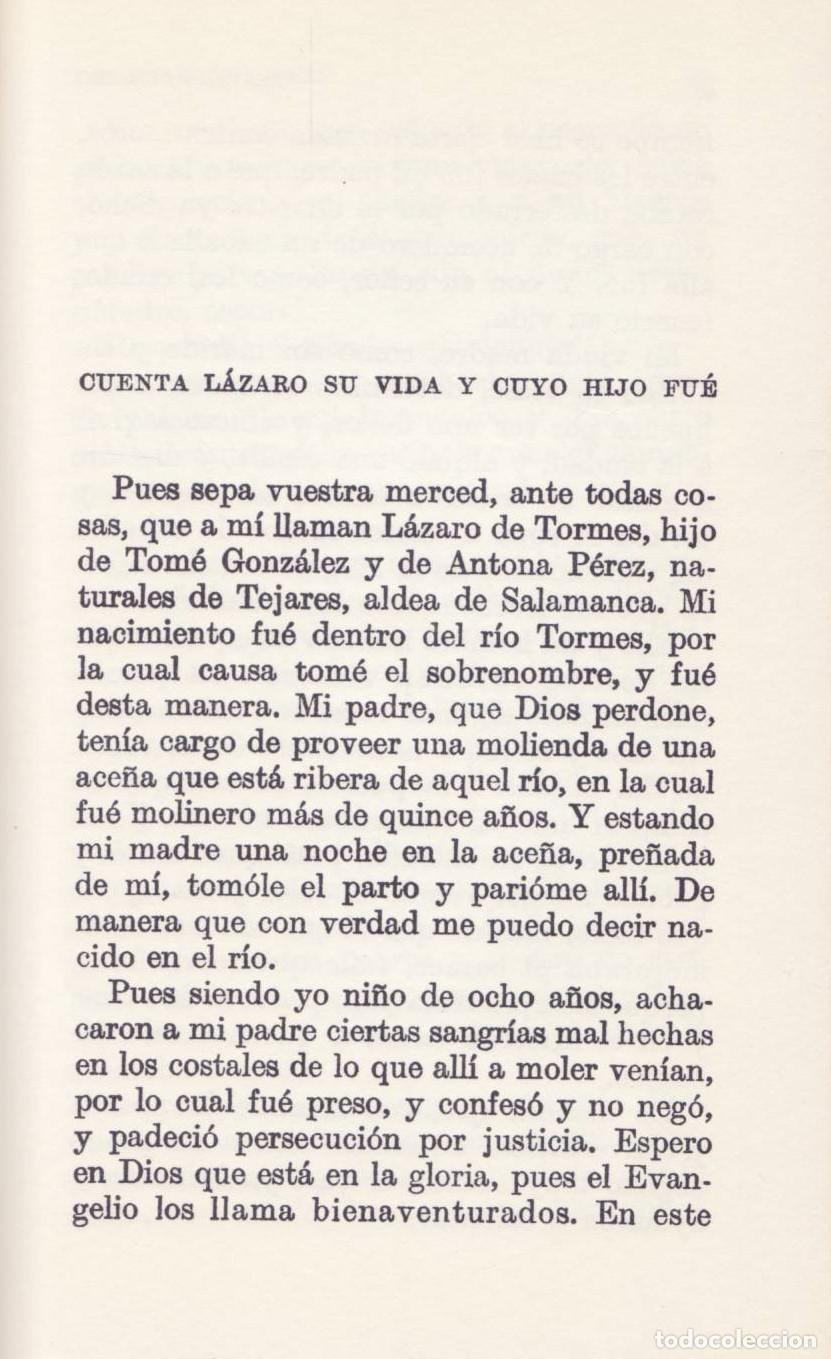 Libros de segunda mano: Lazarillo de Tormes - Anonimo - Foto 2