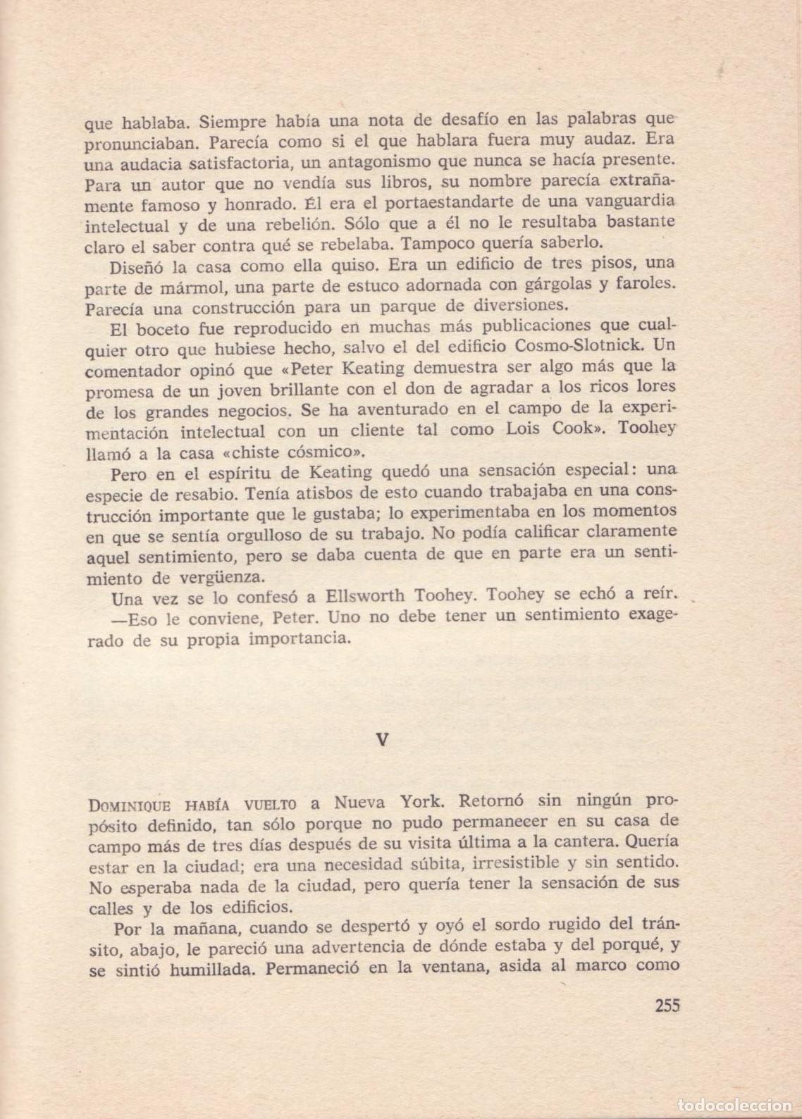 Libros de segunda mano: El manantial - Rand, Ayn - Foto 2