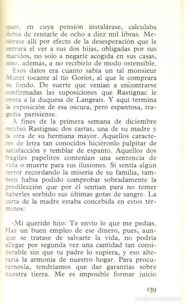 Libros de segunda mano: El tio Goriot - de Balzac, Honore - Foto 2