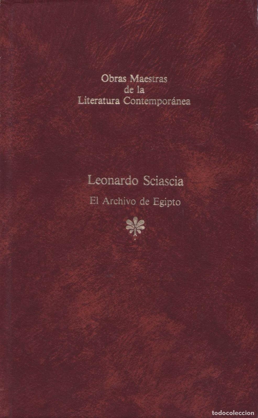 Libros de segunda mano: El archivo de Egipto - Sciascia, Leonardo - Foto 1