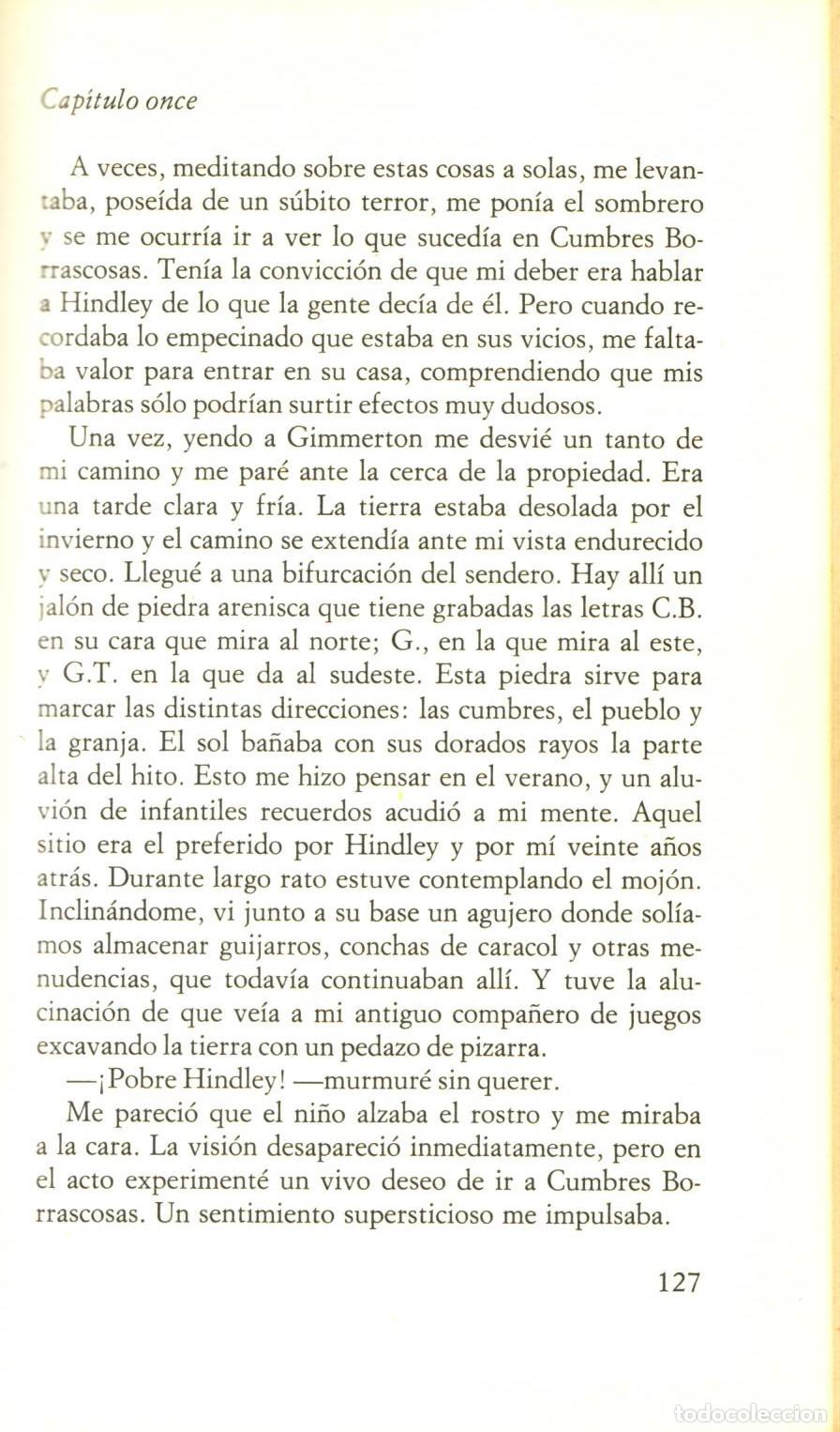 Libros de segunda mano: Cumbres borrascosas - Bronte, Emily - Foto 2