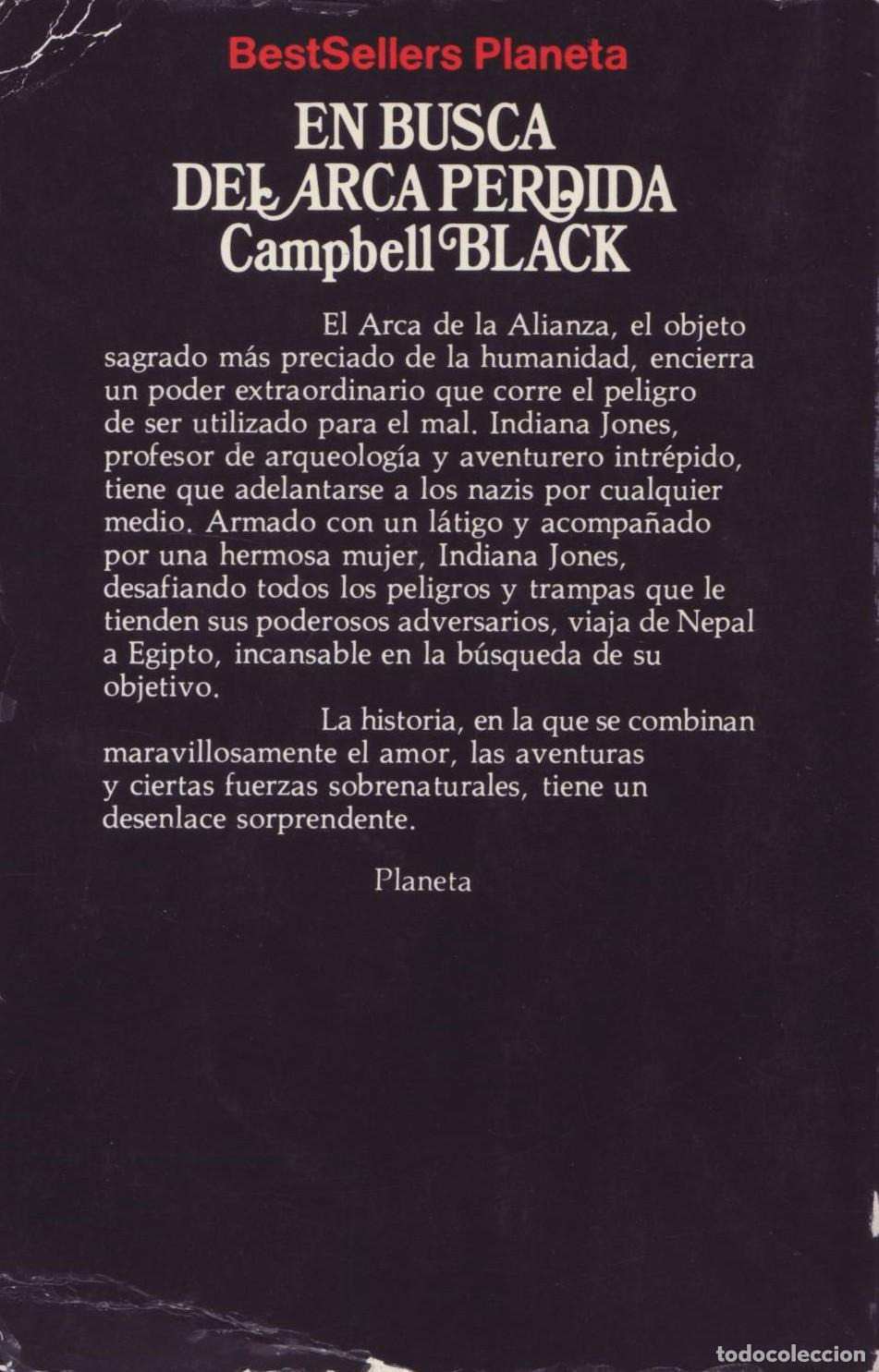 Libros de segunda mano: En busca del arca perdida - Black, Campbell - Foto 3