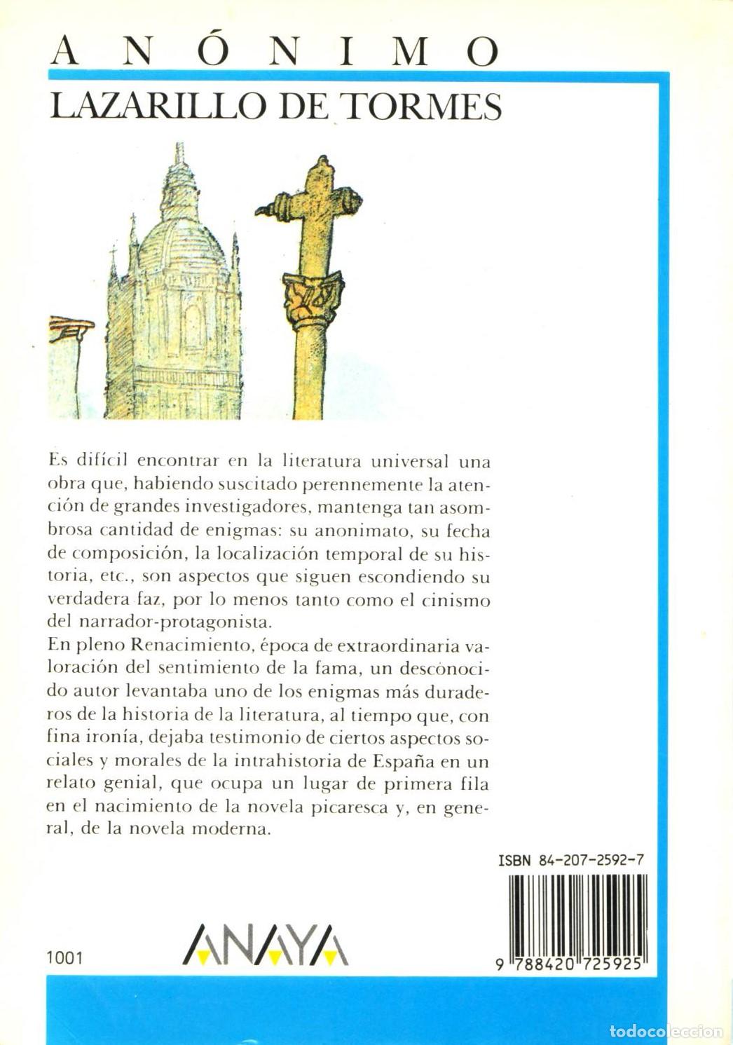 Libros de segunda mano: Lazarillo de Tormes - Anonimo - Foto 3