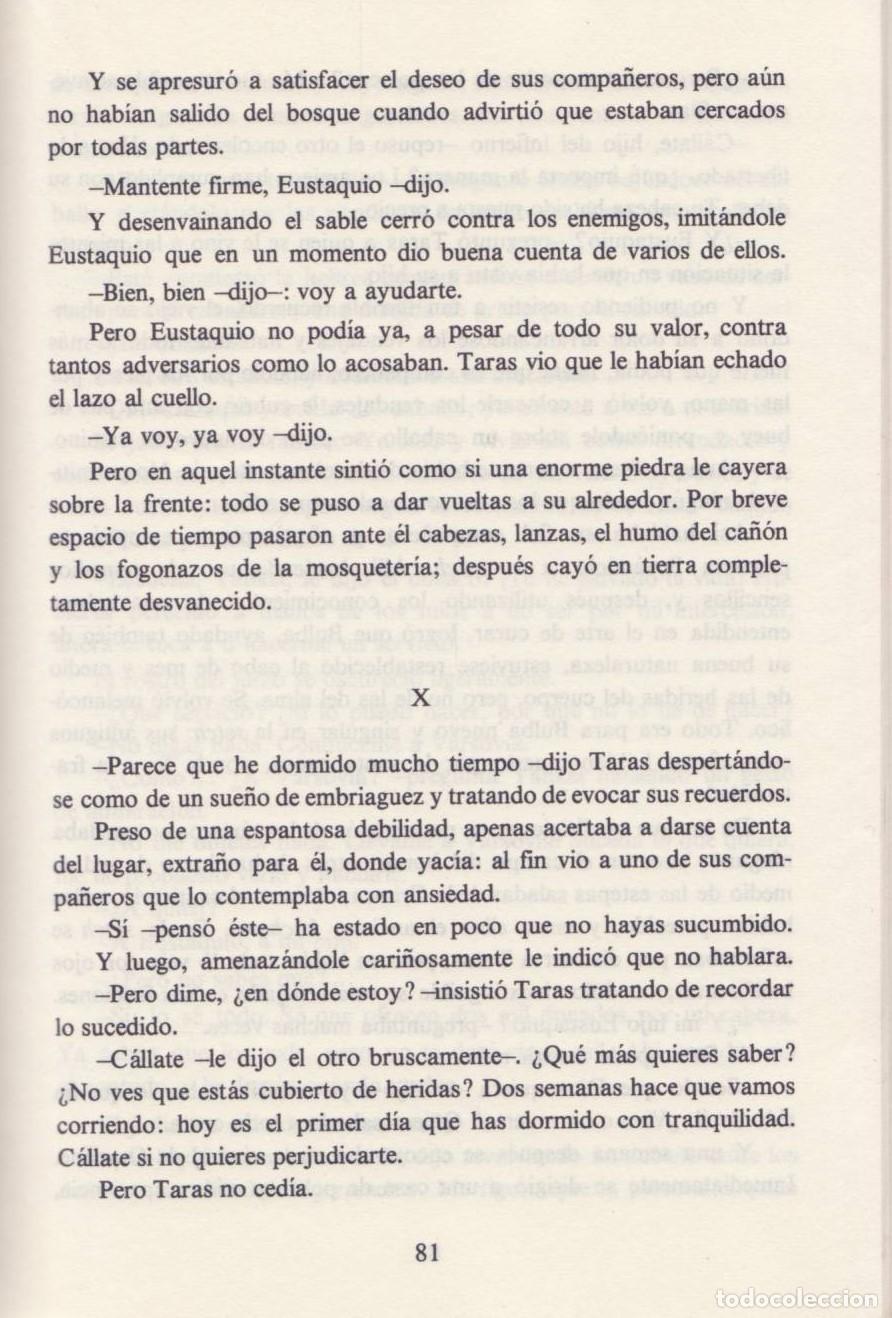 Libros de segunda mano: Taras Bulba - Gogol, Nicolas - Foto 2