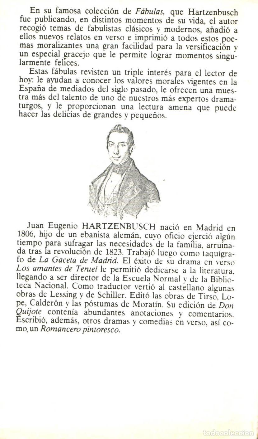 Libros de segunda mano: Fabulas - Hartzenbusch, Juan Eugenio - Foto 2