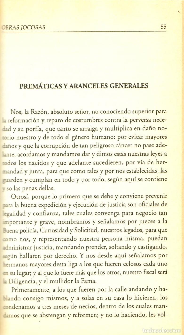Libros de segunda mano: Obras jocosas - de Quevedo, Francisco - Foto 3