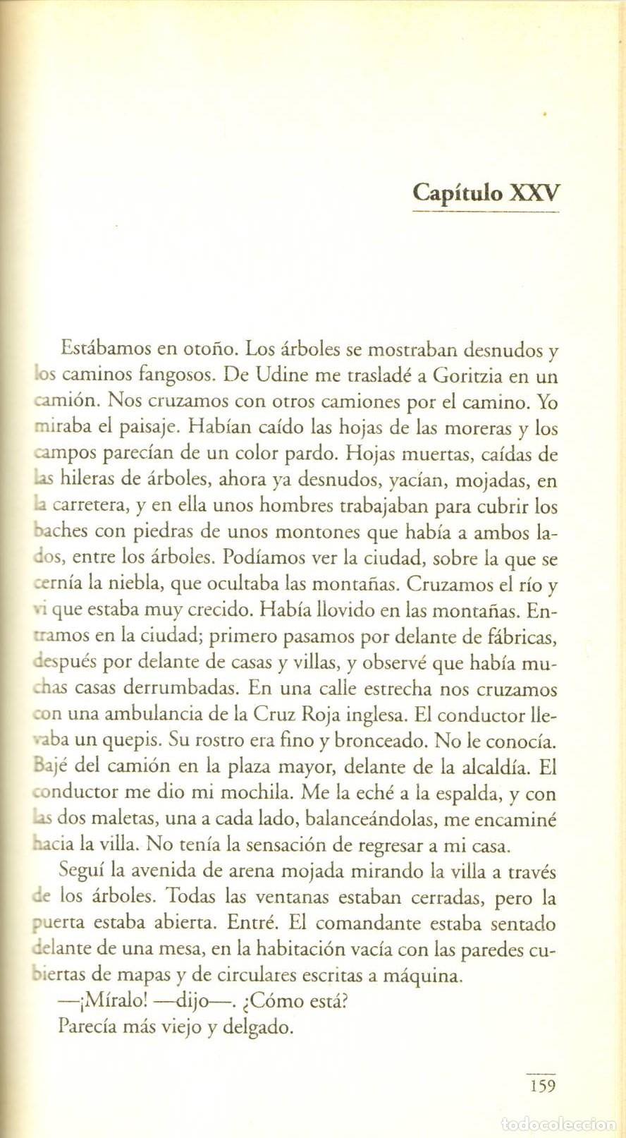 Libros de segunda mano: Adios a las armas - Hemingway, Ernest - Foto 2