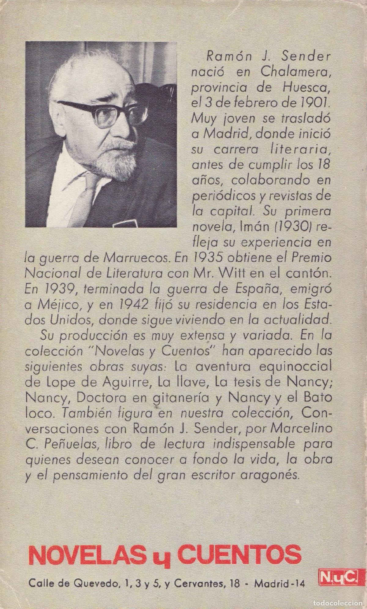 Libros de segunda mano: Nancy, doctora en gitaneria - J. Sender, Ramon - Foto 3