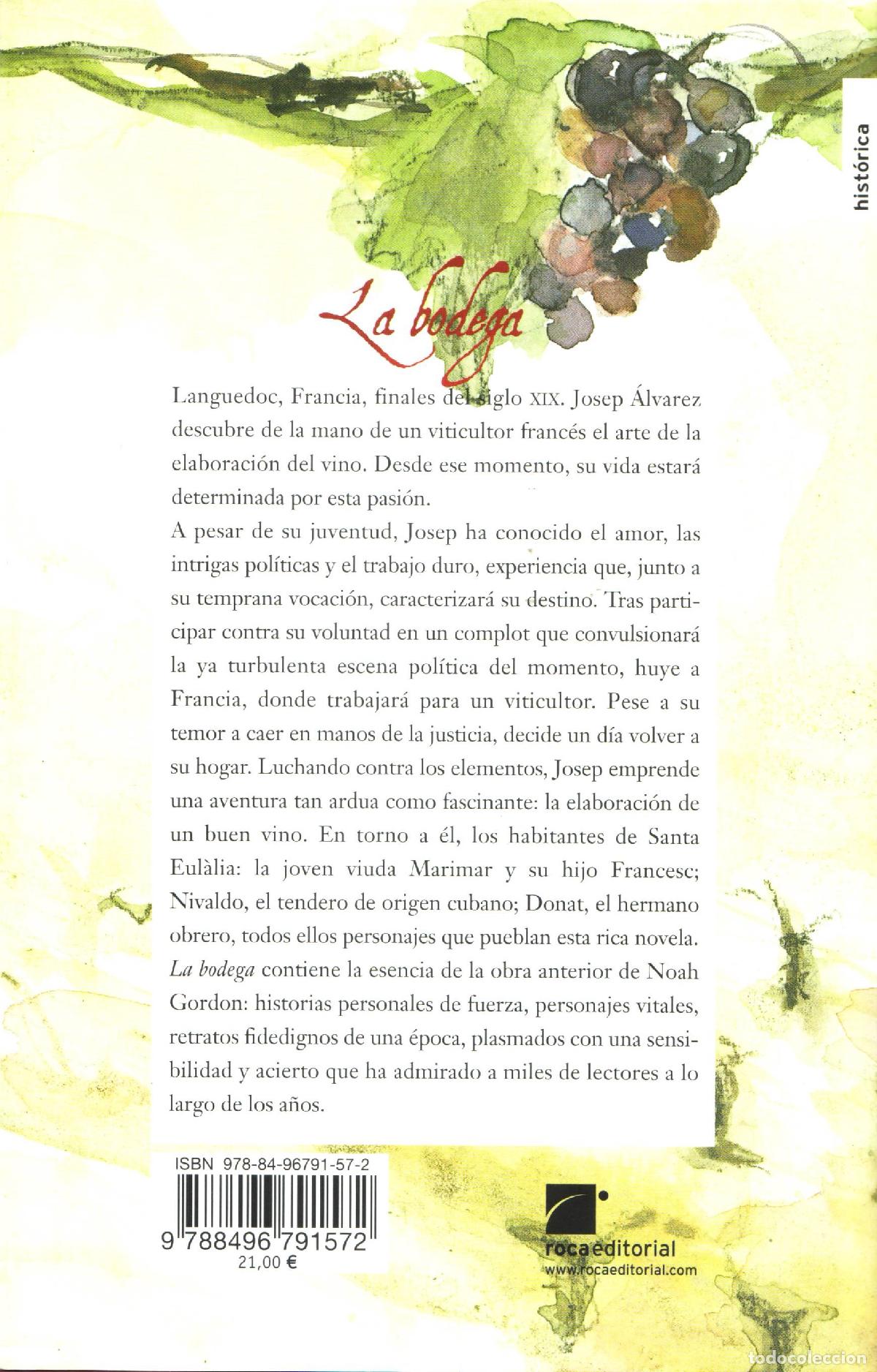 Libros de segunda mano: La bodega - Gordon, Noah - Foto 2