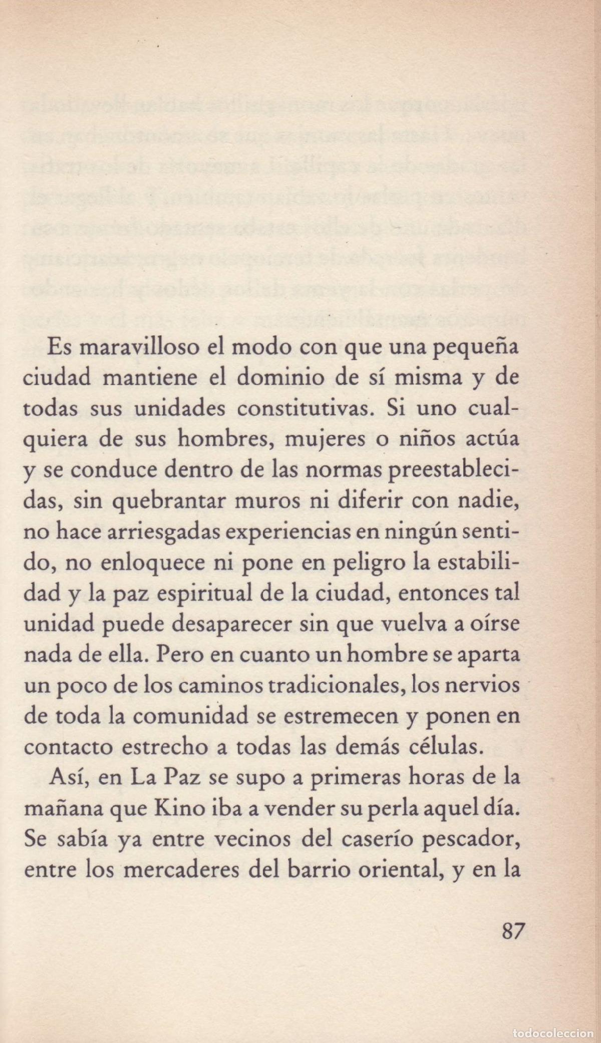 Libros de segunda mano: La perla - Steinbeck, John - Foto 2