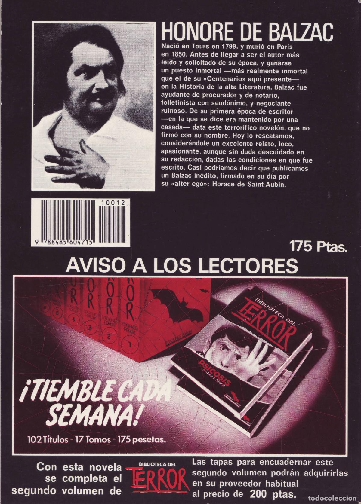 Libros de segunda mano: El centenario - de Balzac, Honore - Foto 3