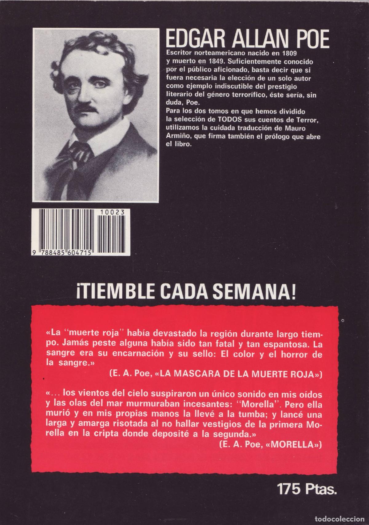 Libros de segunda mano: Cuentos de terror (II) - Allan Poe, Edgar - Foto 3