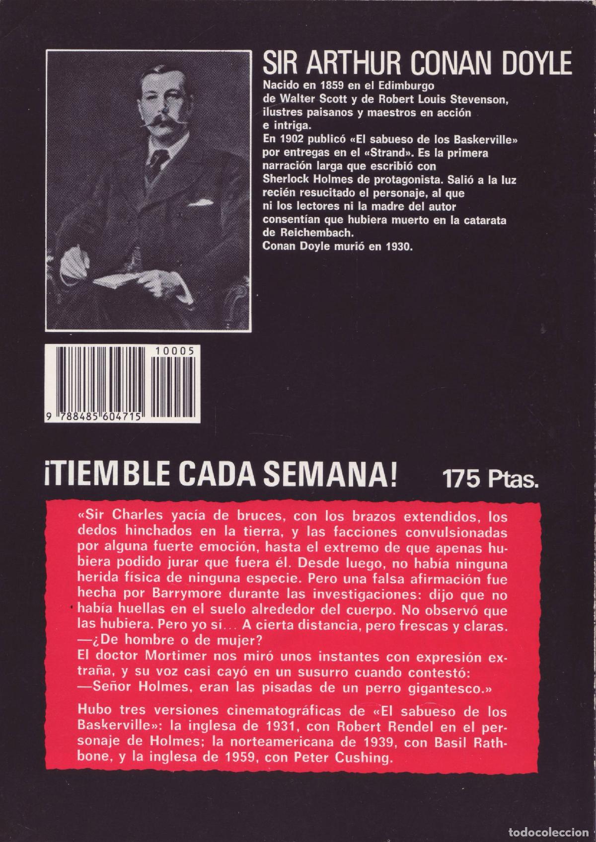 Libros de segunda mano: El sabueso de los Baskerville - Conan Doyle, Arthur - Foto 3