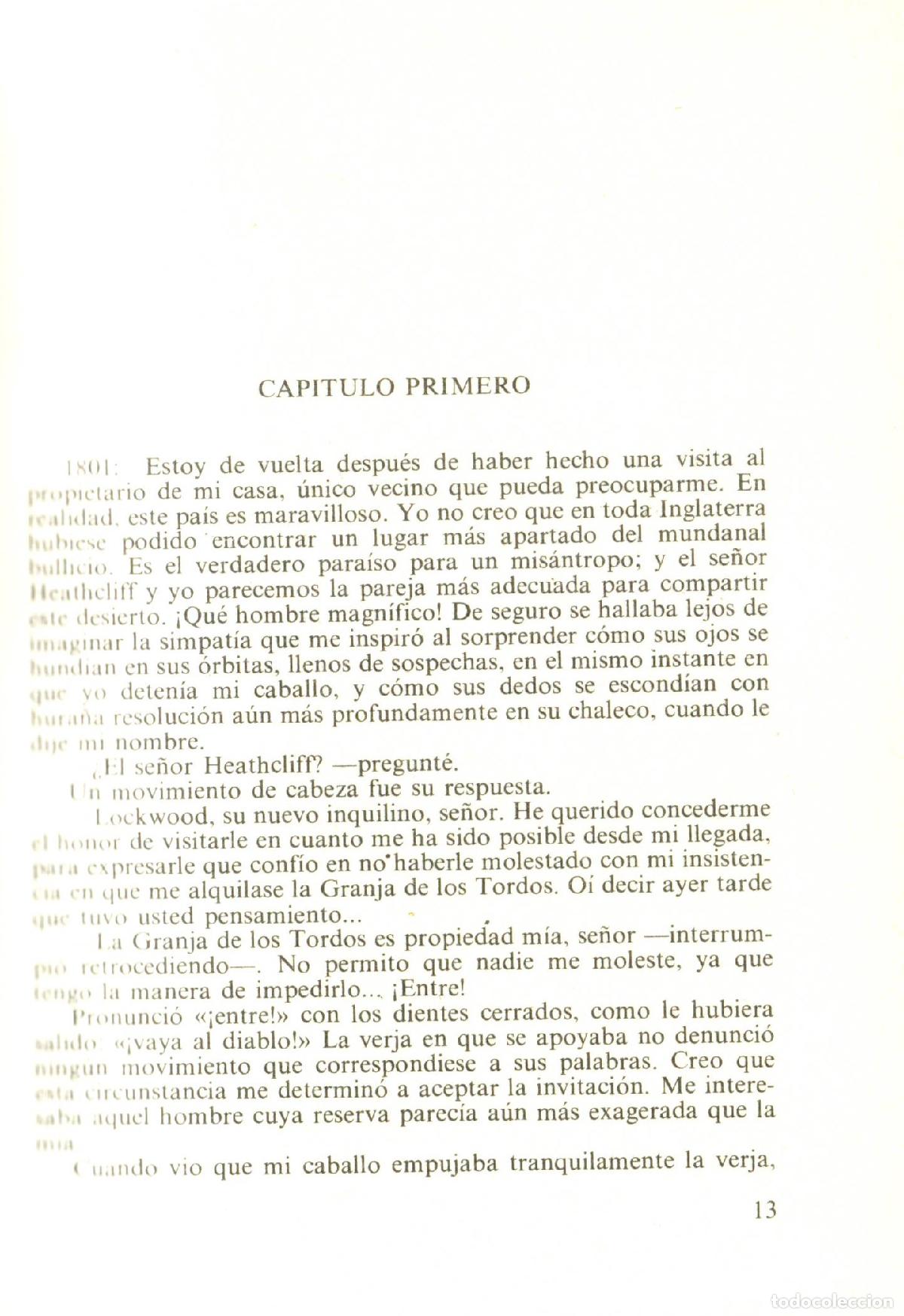Libros de segunda mano: Cumbres borrascosas - Bronte, Emily - Foto 2