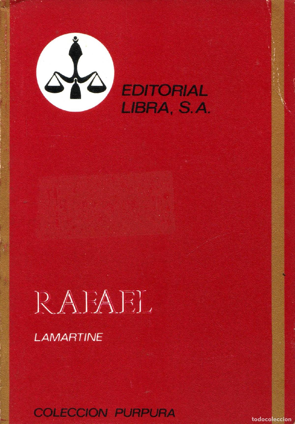 Libros de segunda mano: Rafael - de Lamartine, M. Alphonse - Foto 1