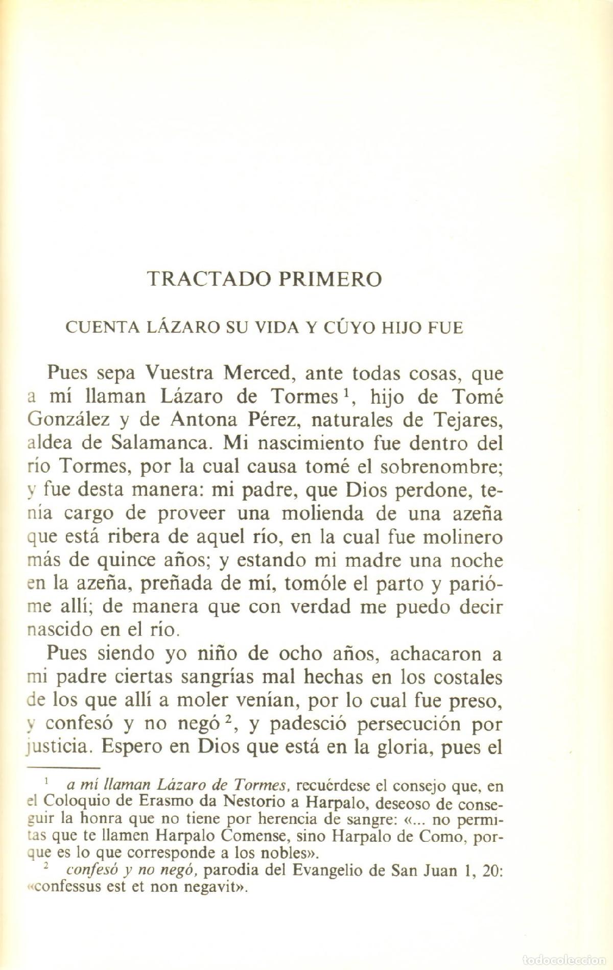 Libros de segunda mano: Lazarillo de Tormes - Anonimo - Foto 2