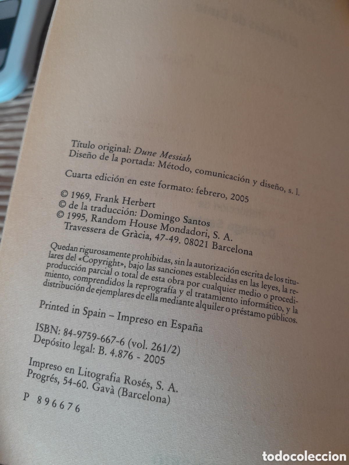 Libros de segunda mano: El mes&iacute;as de Dune -Frank Herbert- - Foto 4