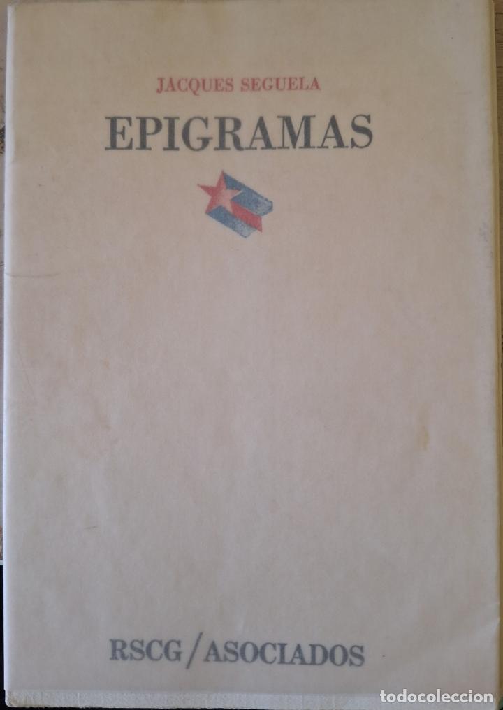 Libros de segunda mano: EPIGRAMAS. - SEGUELA, Jacques. - Foto 1